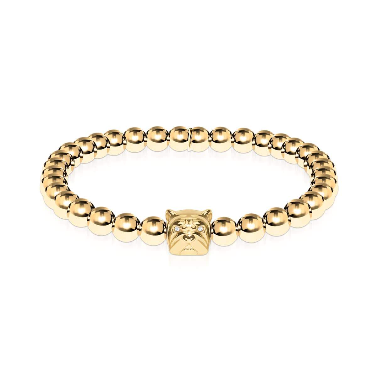 Meilleure amie | Or 18 carats | Chiot de cristal